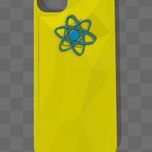 iphone 4 case gadget shell science shanimen yellow 3d print model - Mito3D