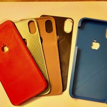 Iphone caso bainha x maçã logotipo 3d print model - Mito3D