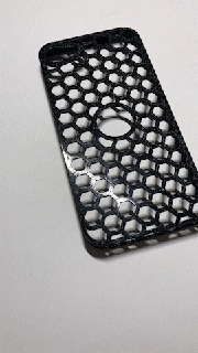 iphone case flexi flexible phone art hexagon pokemon easter summer 3d print model - Mito3D