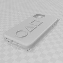 i phone Astuccio guaina 12 pro calamaro gioco arte 3d print model - Mito3D