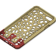 iphone 6 6s case dovetail -voronoi gadget cover lammesky 3d print model - Mito3D