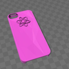 iphone 5 Fall-rosa gadget shell Wissenschaft shanimen 3d print model - Mito3D