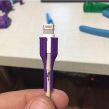 iphone şarj cihazı koruyucu USB kablo 3d print model - Mito3D