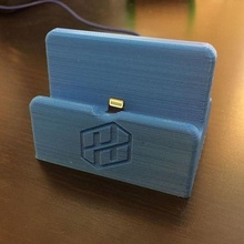 iphone mise charge quai gadget foudre USB 3d print model - Mito3D