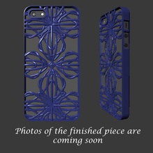 iphone 5 cubierta - fractal diseño gadget 3d print model - Mito3D