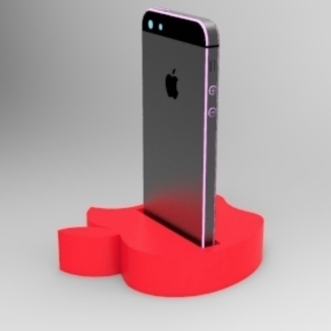 iphone 5 dock gadget 3D print model - Mito3D