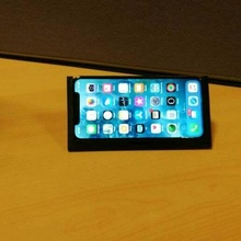 iphone holder stand x mobile_phone 3d print model - Mito3D