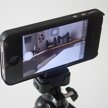 iphone4 titulaire flexible mini trépied gadget l'iphone 4 4s iphone support silvercrest cam de la caméra monture téléphone 3d print model - Mito3D