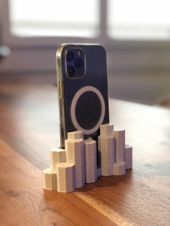 iphone uzak ayakta durmak iPhone kabin akıllı telefon 3d print model - Mito3D