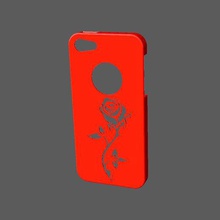 iphone se 5 5s snap-on case rose gadget apple phone tribal mobile 3d print model - Mito3D