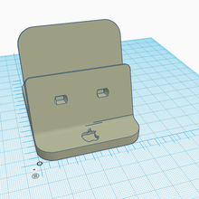 iphone se 5 minimal dock case & apple logo 3d print model - Mito3D