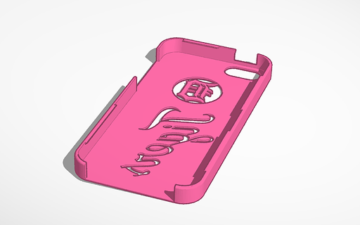 iphone caso funda hogar casa 3d print model - Mito3D