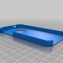 iphone se neck case gadget mobile phone 3d print model - Mito3D