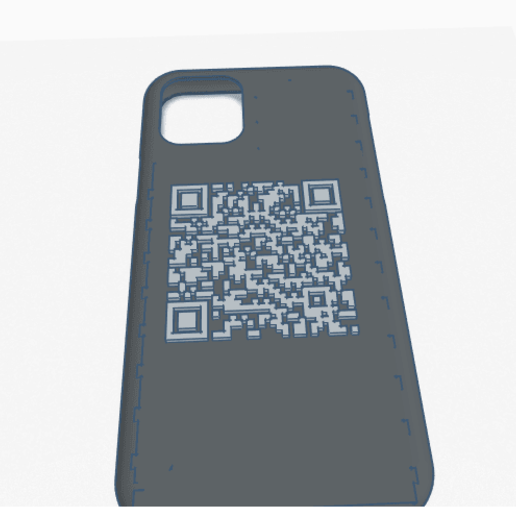 iphone shell 11 qr code various hull box protection apple smartphone computer science technology 3D print model - Mito3D