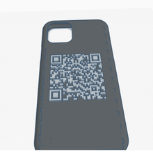 iphone kabuğu 11 qr kodu çeşitli gövde kutusu koruma apple akıllı telefon bilim bilgisayar teknoloji 3d print model - Mito3D