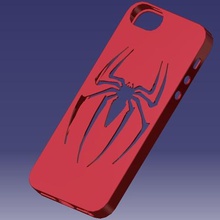 iphone 5s spider-man caso gadget 3d print model - Mito3D