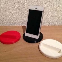 iphone 5 5s stand gadget cep telefonu standı tutucu dock 3d print model - Mito3D