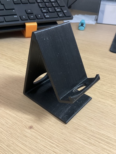 iphone stand phone 3d print model - Mito3D