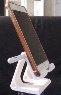 iphone stand touchpen holder penholder hole pen 8 3d print model - Mito3D