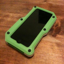 iphone 5 steampunk cas gadget cabane solide 3d print model - Mito3D
