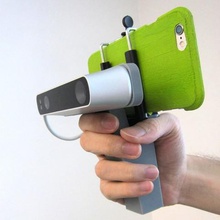 iphone 56 structure sensor grip gadget handle infrared mount tripod camera 3d print model - Mito3D