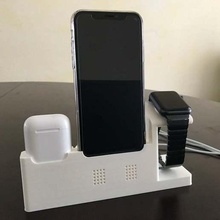 i phone definitivo dock Astuccio guaina compatibile gadget airpods In piedi Mela airpod orologio mobile Telefono 3d print model - Mito3D