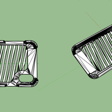 iphone xr stripes case gadget 3d print model - Mito3D