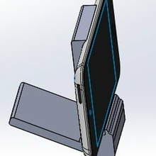ipod touch stand tablet 3d print model - Mito3D