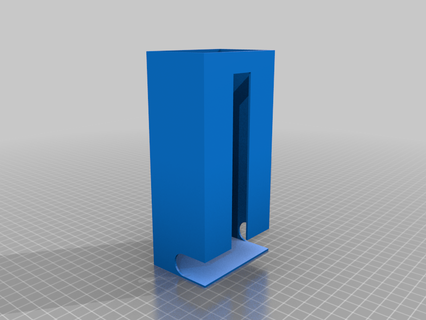 iqos folhas bastão ficar pé estante caixa openscad fonte casa 3d print model - Mito3D