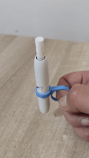 iqos bastão dedo suporte casa ferramenta firmeza pequeno anel gadget fumar Cigarro eletrônico tabaco 3d print model - Mito3D
