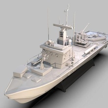 iraniano nave guerra siluri 3d Stampa arte barca figurina miniatura replica vero iran guerre storia 3dprint superficie dura 3d print model - Mito3D