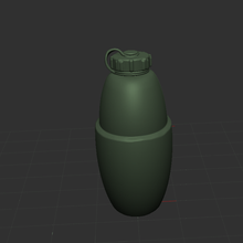iraqi armed forces water bottles 2 version armies women gourd military german 3d print model - Mito3D