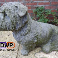 o irlandês glen imaal terrier estátua de digitalização 3d a arte 3d-scanner Digitalização em animais artec cão escultura verifica réplicas 3d print model - Mito3D