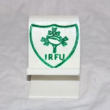 irish rugby phone stand gadget sports sport holder storage android iphone phonestand universal ireland 3d print model - Mito3D