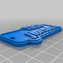 iris Schmuck kundengebundene Schlüsselanhänger 3d print model - Mito3D