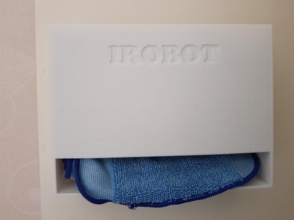 robot braava paño soporte menta casa 3d print model - Mito3D