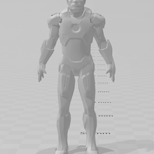 irock man game iron rock fun funny toy character avenger avengers 3d print model - Mito3D