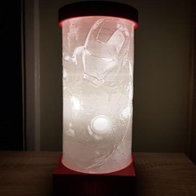 iron-man lamp various desk light led advengers 3d print model - Mito3D