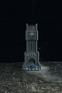 iron dice tower 3d print model - Mito3D