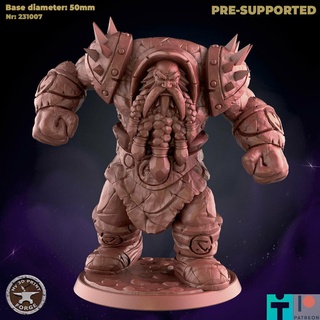 iron dwarf giant attack Game fantasy warcraft dnd miniature stl presupported model resin wow ulduar raid dungeon boss stone steelbreaker 3d print model - Mito3D