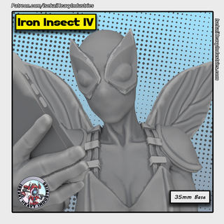 iron insect iv marvel crisis protocol spider-man beetle 3d print model - Mito3D