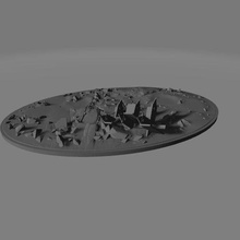 iron knight - mud rock base remix game titan 3d print model - Mito3D
