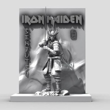 hierro doncella senjutsu 3d impresión Moda Iron Maiden samurai juguete músico leyendas imprimible Figura acción estrella rock guitarra pose mezcla stl miniatura 3dprinting figura vinilo juguetes obj americano 3d print model - Mito3D