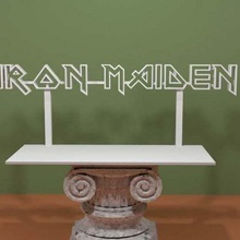 iron maiden logo art segni loghi musica gli 3d print model - Mito3D