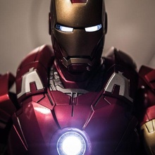 iron man - lithophane art superhero fan tony stark industries marvel thor captain america mcu 3d print model - Mito3D