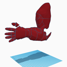ferro uomo braccio 3d print model - Mito3D