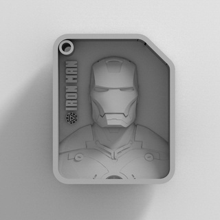 iron man avengers keychain ironman 3d print model - Mito3D