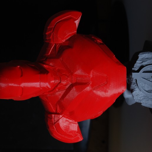hierro hombre busto marca 85 vengadores homem Delaware ferro 3D print model - Mito3D