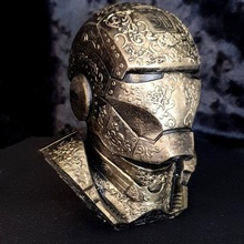 iron man bust steam punk version art statue superhero movie helmet armor 3d print model - Mito3D