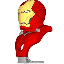 iron man buste max7th jeu ironman jouet 3d print model - Mito3D